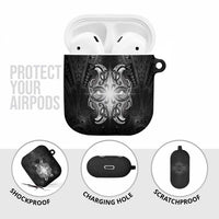 New Zealand Matariki AirPods Case Maori Moko Black Galaxy
