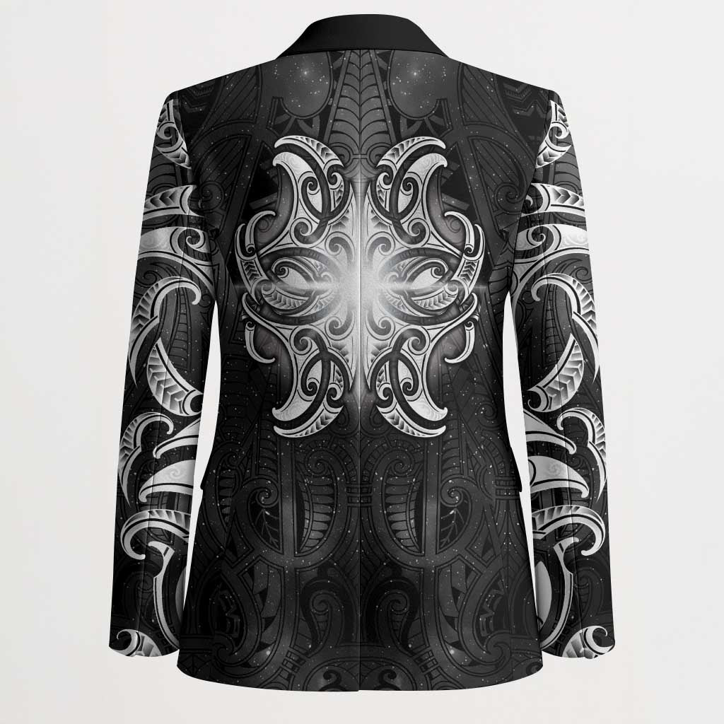 New Zealand Matariki Blazer Maori Moko Black Galaxy