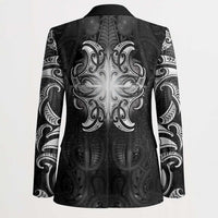New Zealand Matariki Blazer Maori Moko Black Galaxy