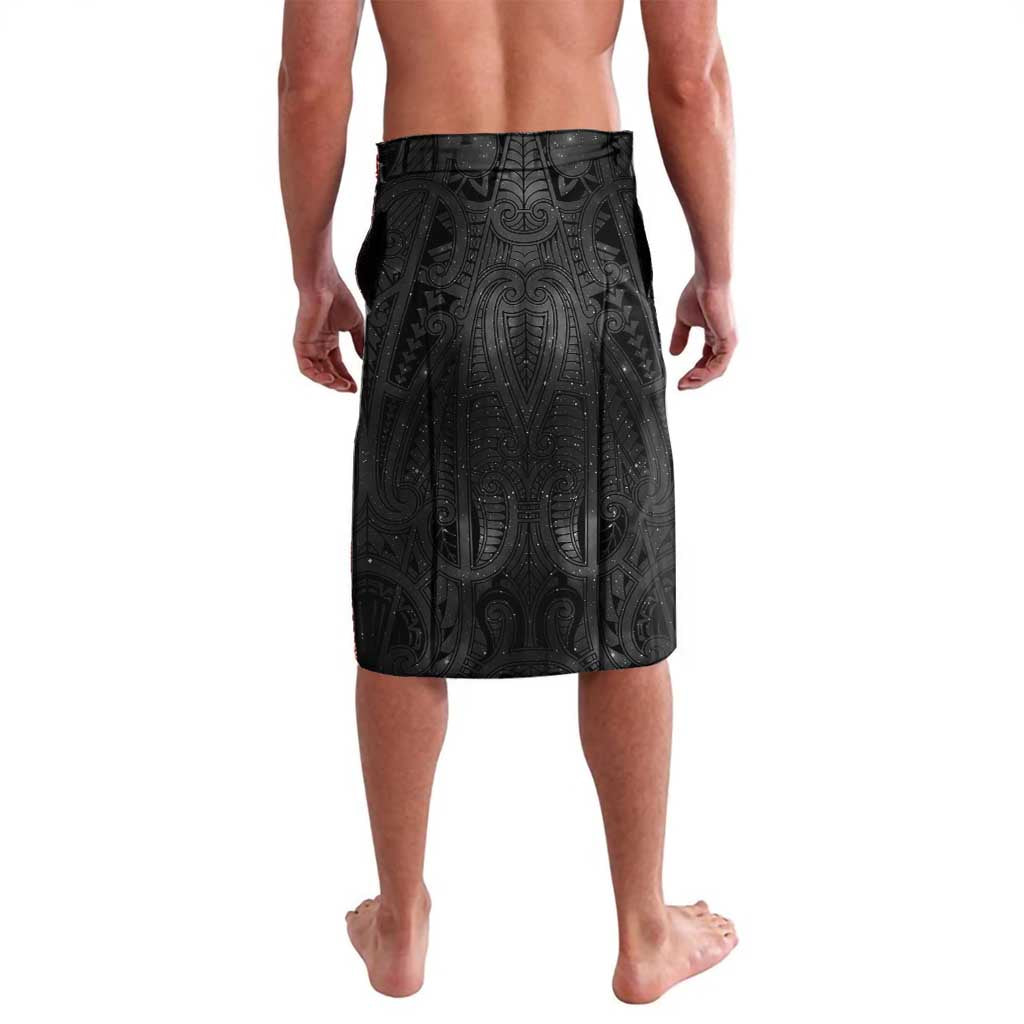 New Zealand Matariki Lavalava Maori Moko Black Galaxy
