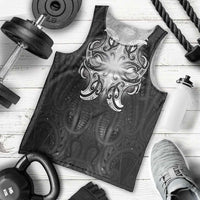 New Zealand Matariki Men Tank Top Maori Moko Black Galaxy