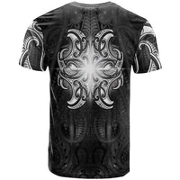 New Zealand Matariki T Shirt Maori Moko Black Galaxy