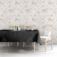 New Zealand Matariki Tablecloth Maori Moko Black Galaxy