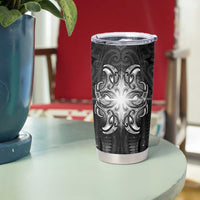 New Zealand Matariki Tumbler Cup Maori Moko Black Galaxy