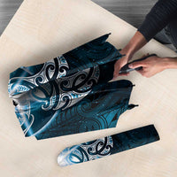 New Zealand Matariki Waita Umbrella Maori Moko Dark Blue Galaxy LT05 - Polynesian Pride