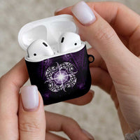 New Zealand Matariki Waipunarangi AirPods Case Maori Moko Purple Galaxy
