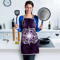 New Zealand Matariki Waipunarangi Apron Maori Moko Purple Galaxy LT05 - Polynesian Pride