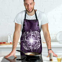 New Zealand Matariki Waipunarangi Apron Maori Moko Purple Galaxy LT05 - Polynesian Pride