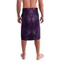 New Zealand Matariki Waipunarangi Lavalava Maori Moko Purple Galaxy LT05 - Polynesian Pride