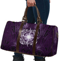 New Zealand Matariki Waipunarangi Travel Bag Maori Moko Purple Galaxy