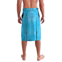 New Zealand Matariki Waiti Lavalava Maori Moko Cyan Galaxy LT05 - Polynesian Pride