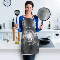New Zealand Matariki Ururangi Apron Maori Moko Grey Galaxy LT05 - Polynesian Pride