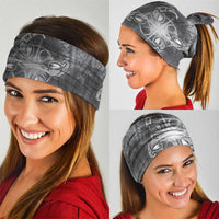 New Zealand Matariki Ururangi Neck Gaiter Maori Moko Grey Galaxy