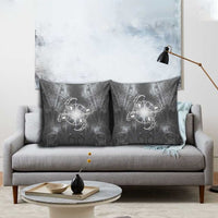 New Zealand Matariki Ururangi Pillow Cover Maori Moko Grey Galaxy LT05 - Polynesian Pride