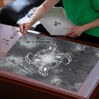 New Zealand Matariki Ururangi Puzzle Maori Moko Grey Galaxy LT05 - Polynesian Pride