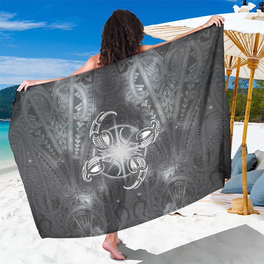 New Zealand Matariki Ururangi Sarong Maori Moko Grey Galaxy