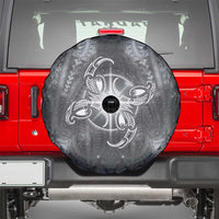 New Zealand Matariki Ururangi Spare Tire Cover Maori Moko Grey Galaxy