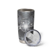 New Zealand Matariki Ururangi Tumbler Cup Maori Moko Grey Galaxy LT05 - Polynesian Pride