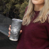 New Zealand Matariki Ururangi Tumbler Cup Maori Moko Grey Galaxy LT05 - Polynesian Pride