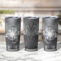 New Zealand Matariki Ururangi Tumbler Cup Maori Moko Grey Galaxy LT05 - Polynesian Pride