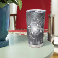 New Zealand Matariki Ururangi Tumbler Cup Maori Moko Grey Galaxy LT05 - Polynesian Pride