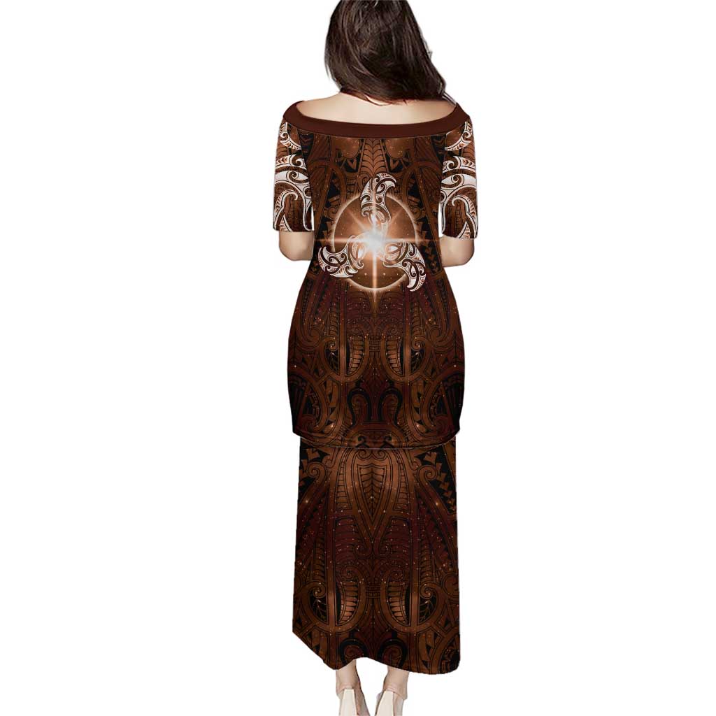 New Zealand Matariki Tupuanuku Puletasi Maori Moko Brown Galaxy LT05 - Polynesian Pride
