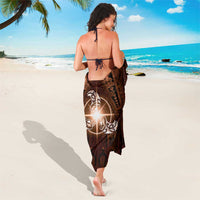 New Zealand Matariki Tupuanuku Sarong Maori Moko Brown Galaxy LT05 - Polynesian Pride