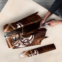 New Zealand Matariki Tupuanuku Umbrella Maori Moko Brown Galaxy