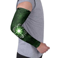 New Zealand Matariki Tupuarangi Arm Sleeves Maori Moko Green Galaxy LT05 - Polynesian Pride