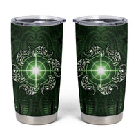 New Zealand Matariki Tupuarangi Tumbler Cup Maori Moko Green Galaxy