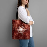New Zealand Matariki Pohutukawa Tote Bag Maori Moko Red Galaxy LT05 - Polynesian Pride