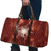 New Zealand Matariki Pohutukawa Travel Bag Maori Moko Red Galaxy