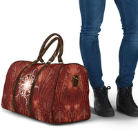 New Zealand Matariki Pohutukawa Travel Bag Maori Moko Red Galaxy