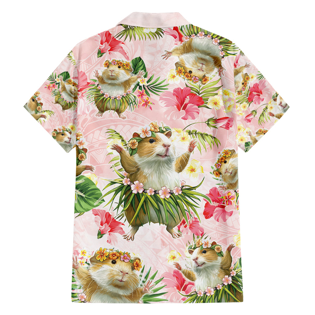 Hawaii Guinea Hula Pig Family Matching Long Sleeve Bodycon Dress and Hawaiian Shirt Funny Tropical Style LT05 - Polynesian Pride