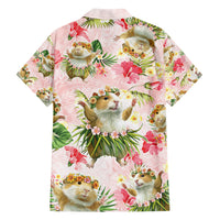 Hawaii Guinea Hula Pig Family Matching Long Sleeve Bodycon Dress and Hawaiian Shirt Funny Tropical Style LT05 - Polynesian Pride
