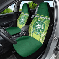 Ballantine Memorial School Car Seat Cover With Fijian Tapa Pattern