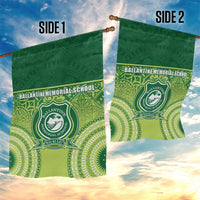 Ballantine Memorial School Garden Flag With Fijian Tapa Pattern