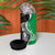 New Zealand Aotearoa 4 in 1 Can Cooler Tumbler Kiwi Fern Maori Pattern Green Version