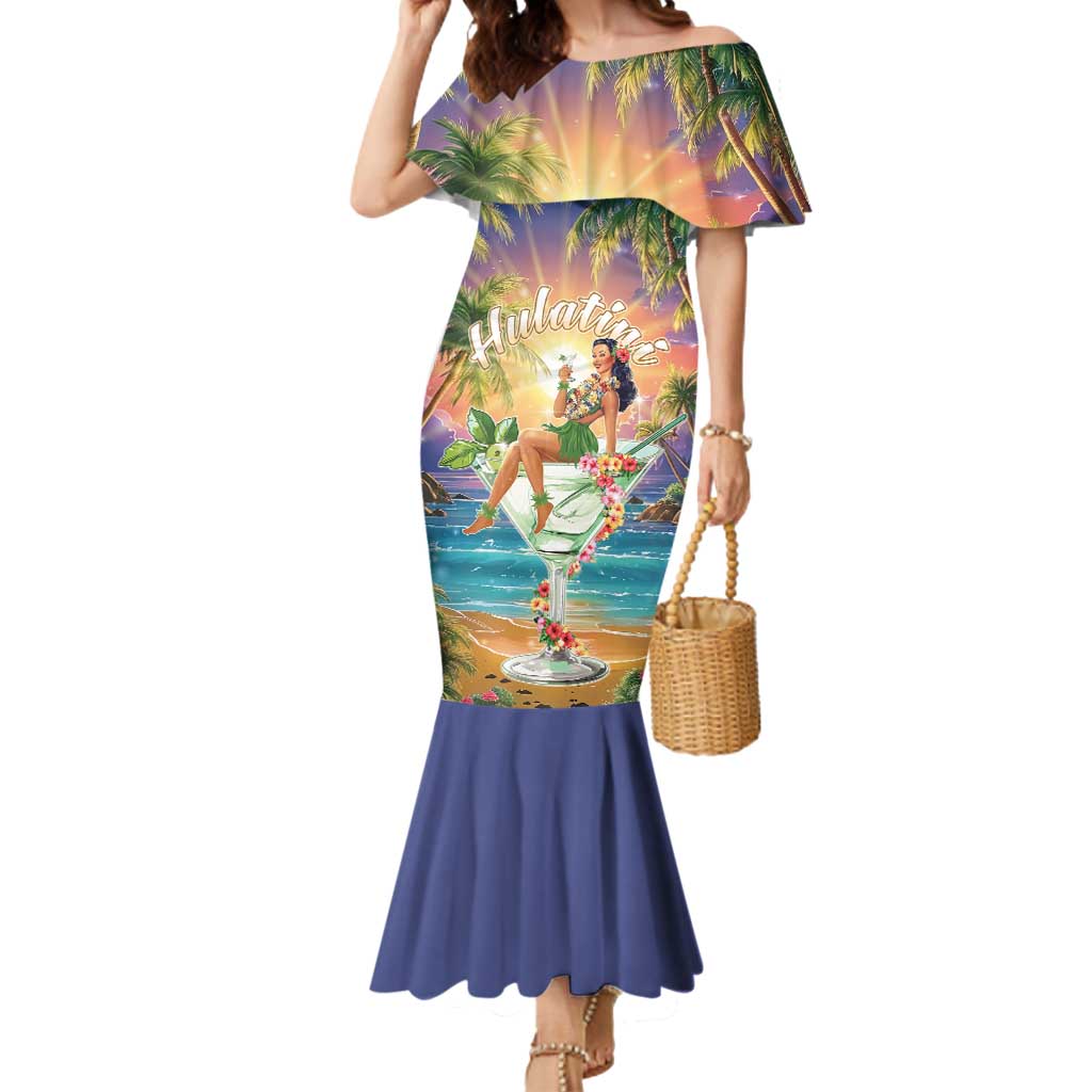 Aloha Hawaii Mermaid Dress Hula Martini Tropical Vibes - Polynesian Pride