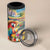 Hawaii Parrot 4 in 1 Can Cooler Tumbler Im Not Waiting Till 5 Oclock - Polynesian Pride