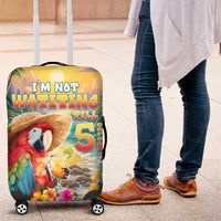 Hawaii Parrot Luggage Cover Im Not Waiting Till 5 Oclock - Polynesian Pride