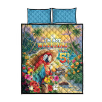 Hawaii Parrot Quilt Bed Set Im Not Waiting Till 5 Oclock - Polynesian Pride