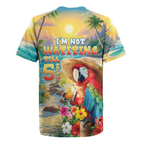 Hawaii Parrot Rugby Jersey Im Not Waiting Till 5 Oclock - Polynesian Pride