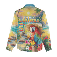 Hawaii Parrot Women Casual Shirt Im Not Waiting Till 5 Oclock - Polynesian Pride