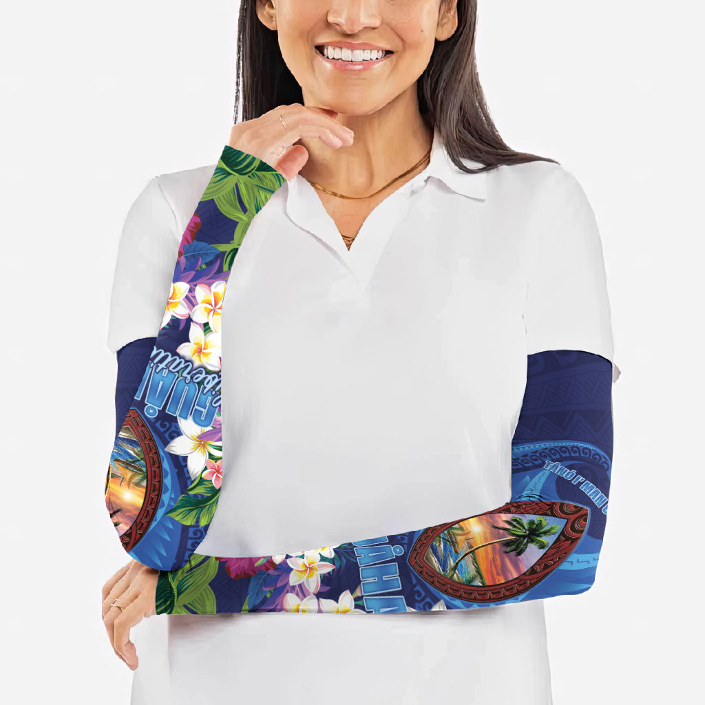 Guam Liberation Day Arm Sleeves Pas Para I Chamoru LT05 - Polynesian Pride