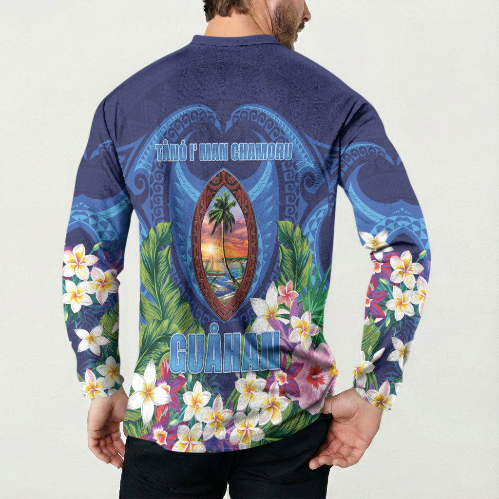 Guam Liberation Day Button Sweatshirt Pas Para I Chamoru LT05 - Polynesian Pride