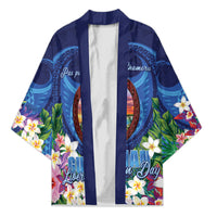 Guam Liberation Day Kimono Pas Para I Chamoru LT05 Unisex Navy - Polynesian Pride