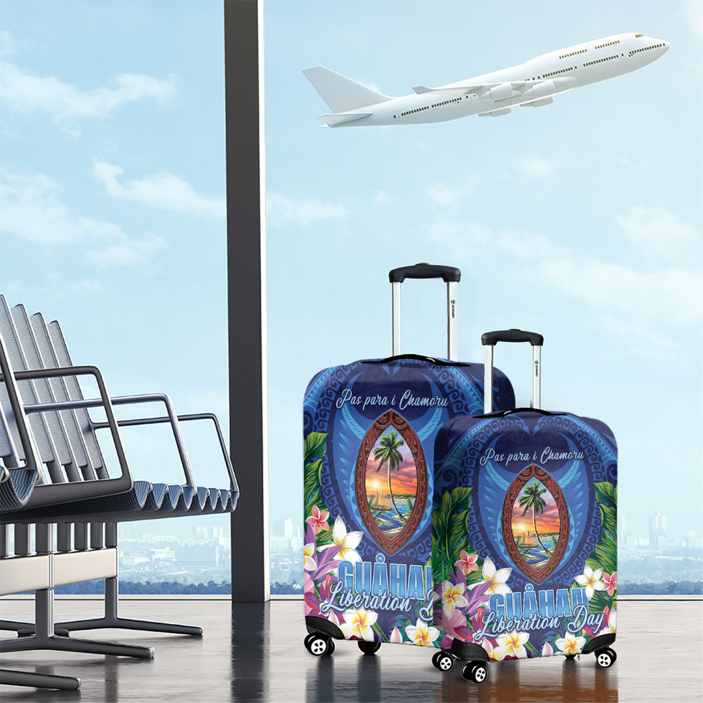 Guam Liberation Day Luggage Cover Pas Para I Chamoru LT05 - Polynesian Pride