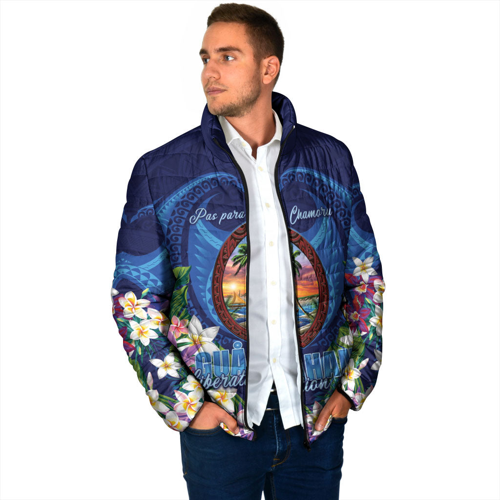 Guam Liberation Day Padded Jacket Pas Para I Chamoru LT05 - Polynesian Pride