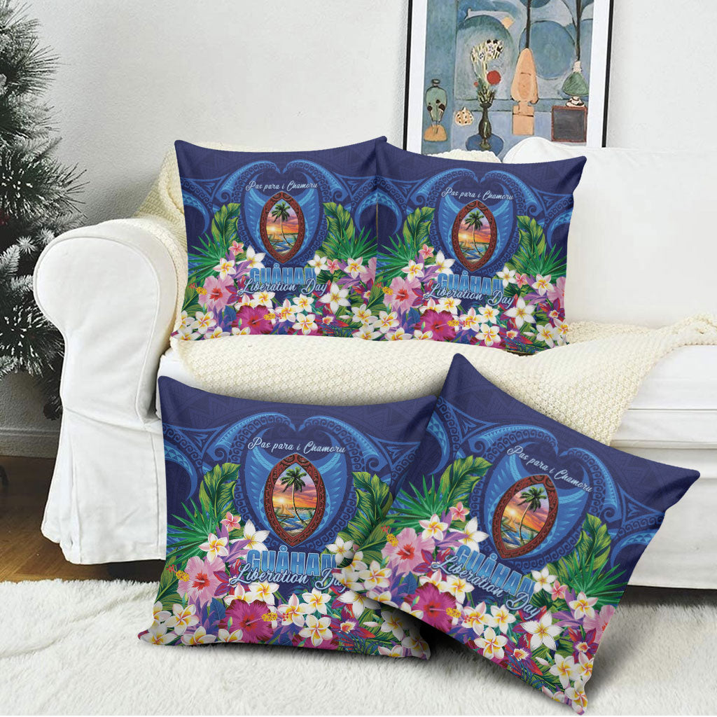 Guam Liberation Day Pillow Cover Pas Para I Chamoru LT05 - Polynesian Pride